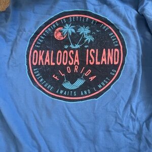 Blue Okaloosa Island Graphic Sweatshirt